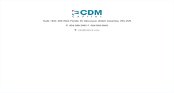 Desktop Screenshot of cdmcp.com